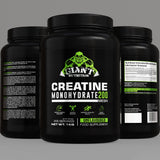 Pure Creatine Monohydrate Powder 200 Servings 1kg Tub Increase Muscle Mass 100% - Giant Nutrition